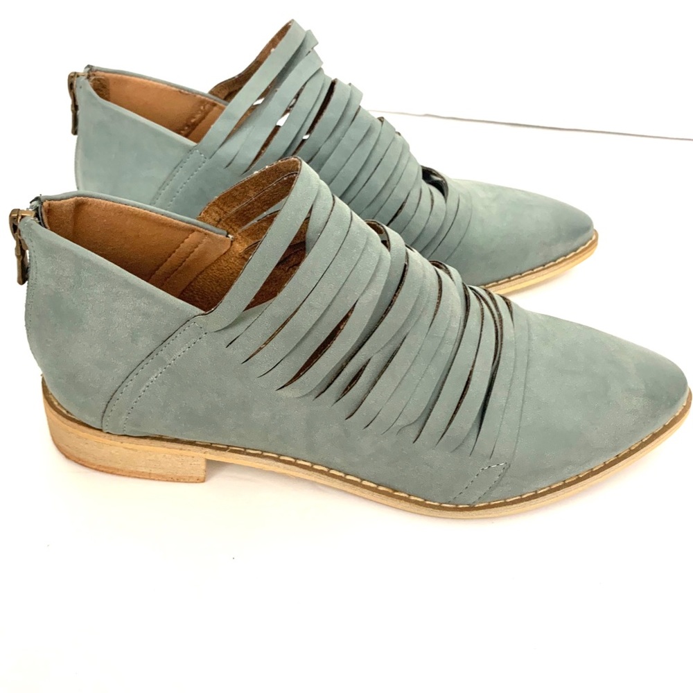 Mi.iM Shredded Detailed Ankle Boot Size 7.5